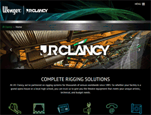 Tablet Screenshot of jrclancy.com